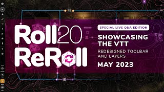 Roll20 ReRoll 2  VTT Redesign Shadowrun Candela Obscura and QampA [upl. by Peri]