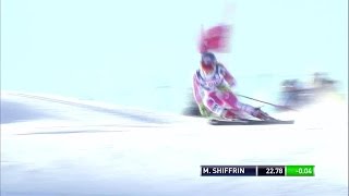 Mikaela Shiffrin  Sestriere Giant Slalom Run 1 [upl. by Agem531]