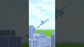 Plane crash into a building teardown fyp destruction explosion planecrash [upl. by Lertram792]