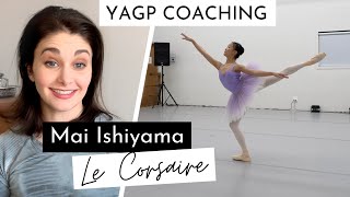 YAGP Coaching  Mai Ishiyama  Medora  Age 13  Le Corsaire Variation  Kathryn Morgan [upl. by Yv929]