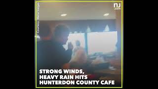 Severe weather damages NJ restaurant [upl. by Ardnuassac984]