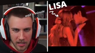 BLACKPINK LISA DANCES with a MAN REACTION 😳😲 FloderFlo KPop Clips [upl. by Suanne]