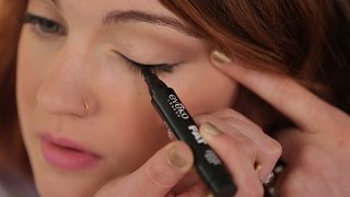 How To Apply Liquid Eyeliner for Beginners [upl. by Annairt]