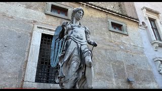 Castle Sant Angelo Free Day Long Line Arrive When GREAT INFO  Rome Italy  ECTV [upl. by Nabe]