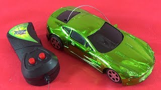 UNBOXING BEST  Remote control green car RC gift surprise [upl. by Sikes]