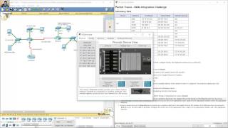 7412 Packet Tracer  Skills Integration Challenge [upl. by Trakas]