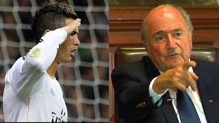 The Day When Cristiano Ronaldo Revenge On Sepp Blatter  UEFA President [upl. by Goodrow]