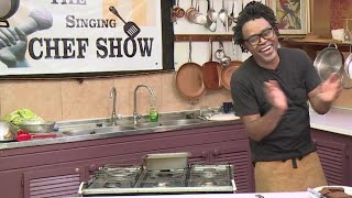 Cassareep Chicken with Stir fry Vegetables  The Singing Chef Show with Eon John [upl. by Shank]