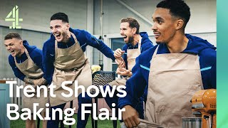 England Stars Bake Their Idols On The Great British Bake Off [upl. by Jempty943]