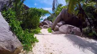 Spaziergang an der Anse Source dArgent La Digue [upl. by Atinav11]