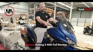 KYMCO Xciting S 400  Full Review By quot MA Moto Egypt quot ريڤيو كامل للكيمكو ال Xciting S 400 الجديد [upl. by Guod306]