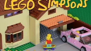 LEGO Simpsons Intro short version  Stop Motion [upl. by Tlihcox793]