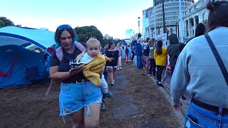 AntiMANDATE PROTEST Convoy Walkthrough  Wellington Parliment Grounds [upl. by Nairam]