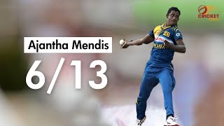 Ajantha Mendis Destroys India  613 😮 in Asia Cup Final 2008  Sri Lanka vs India [upl. by Ynnig79]