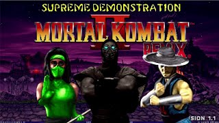 Mortal Kombat II Remix New Update  Supreme Demonstration [upl. by Elocon839]