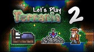 Lets Play Terraria 135  The LUCKIEST Lake Setting Our Spawn Episode 2 [upl. by Yma]