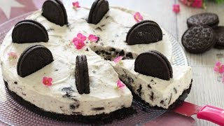 Cheesecake Oreo fredda senza cottura  video ricetta  Dulcisss in forno [upl. by Mychael]