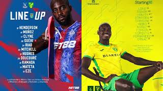 Crystal Palace VS Norwich City  EFL Cup 202425  Talksport commentary [upl. by Nesahc134]