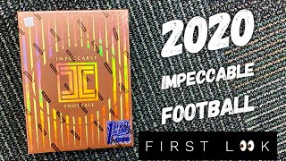 2020 Panini Impeccable Football First Look  CASE HIT 🔥 [upl. by Ailaht283]