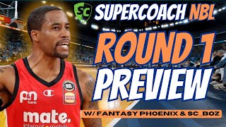 NBL SUPERCOACH  ROUND 1 PREVIEW [upl. by Ahkihs]