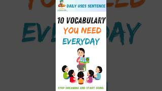 Top 10 English Vocabulary Vocabulary in hindi Vocab yt ytshorts vocabulary [upl. by Derej]