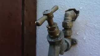 How to repair a leaking outside tap [upl. by Ecahc]