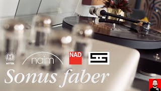 Building the BEST hifi system w SONUS FABER  Schiit NAD Naim Mytek amp Peachtree [upl. by Limbert]