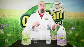 How to Mix OdoBan Disinfectant and Odor Eliminator Dilution Guide [upl. by Joshuah]