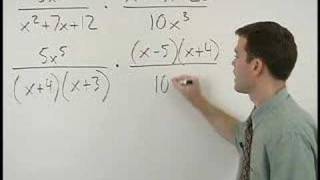 Multiplying Rational Expressions  MathHelpcom  Math Help [upl. by Pegma133]