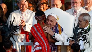 Reveja a cerimónia de boasvindas ao Papa Francisco em TimorLeste [upl. by Vallonia554]