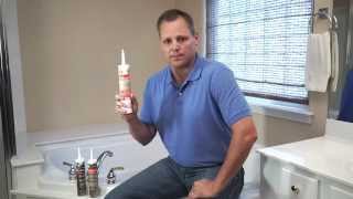 HowTo Caulk Your Bathroom [upl. by Lecirg]