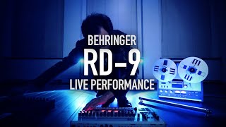 Behringer RD9  909 Live Performance by Rogue Unit [upl. by Shiroma]