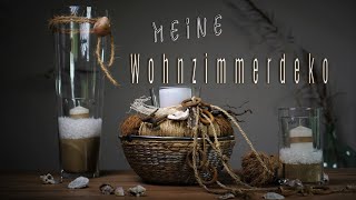 MEINE Wohnzimmerdeko im Sommer DIY  Dekoinspirationen für DICH [upl. by Kerat808]