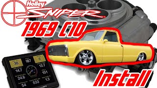 1969 C10 Holley Sniper EFI 2 Install [upl. by Astraea]