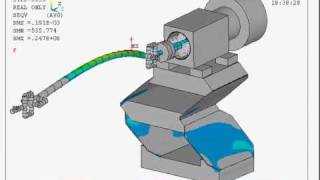 ANSYS  balancing machine simulation [upl. by Tiphane]