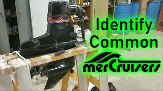 Mercruiser Outdrive Identification  Alpha Gen 1 Gen 2 and Bravo [upl. by Chen]