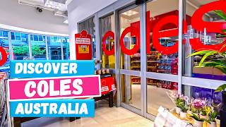 🇦🇺 Discover COLES AUSTRALIA Supermarket in Sydney 4k Video [upl. by Letrice]