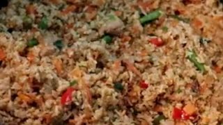 Guyanese Chicken Fried Rice  Cooking with Lisa [upl. by Kulseth]