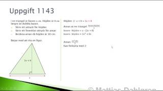 Matematik 2b Sammanfattning Kapitel 1 Algebra och linjära funktioner [upl. by Enyrhtac]