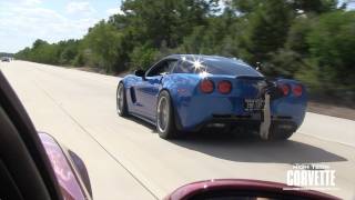 1500hp Corvette running on the street [upl. by Aneerbas]