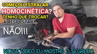 Homocinética começou estralar NÃO TROQUE veja esse video antes de gastar seu dinheiro [upl. by Nittirb]