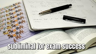 Subliminal Messages for EXAM SUCCESS in 2024 [upl. by Anha]