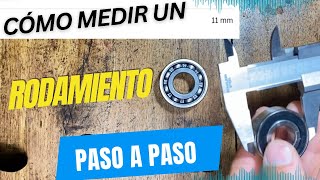 ¿Cómo medir un RODAMIENTO Identificación y Características [upl. by Krusche]