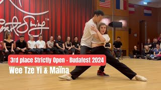 3rd place Strictly Open  Wee Tze Yi  Maïna Vila Cobarsi  BUDAFEST 2024 [upl. by Saxen]