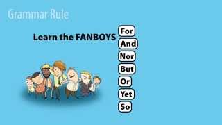 FANBOYS Coordinating Conjunctions [upl. by Ahto]