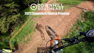 2022 Snowshoe Downhill Southeast Pro Course Preview [upl. by Mischa]