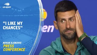 Novak Djokovic Press Conference  2023 US Open Semifinal [upl. by Drexler]