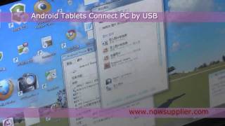 Android Tablets Connect PC by USB from wwwnowsuppliercom [upl. by Goss719]