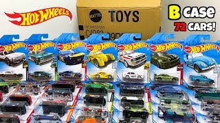 Unboxing Hot Wheels 2019 B Case 72 Car Assortment [upl. by Filemon]