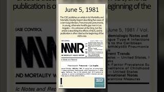 June 5 What CDC report marked start of the AIDS crisis [upl. by Ambie7]